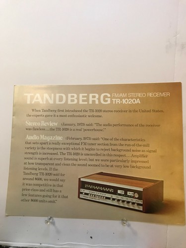 Original tandberg 1020a - tandberg, tr-1020a