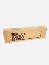 Thermomètre à Vin et Champagne - Coffret Bois - Accessoire Sommelier