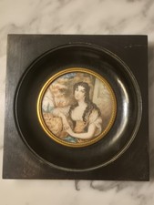 Ancienne miniature peinte