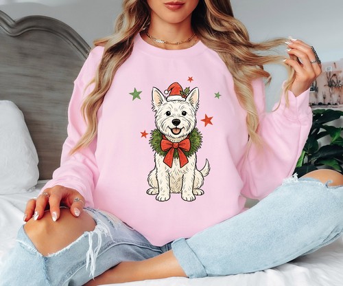 Sweat shirt christmas - sweat-shirt, westie