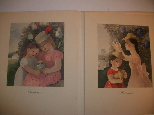 Gravure les saisons quatre - les,