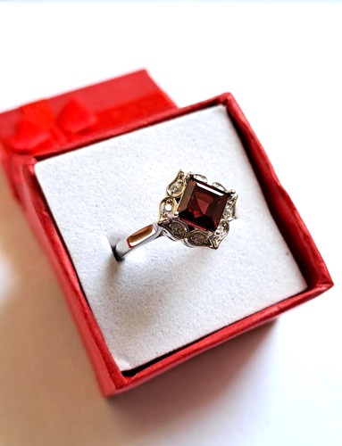 Bague grenat mozambique - bague,