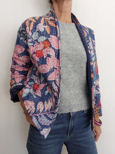 Indien multi coton kantha - indien,