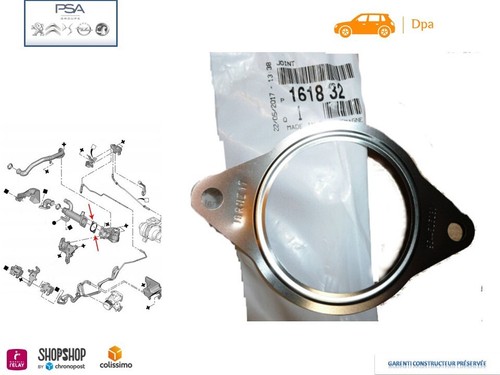 Joint vanne egr hdi 161832 - joint,