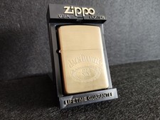 Briquet ZIPPO.Zippo Jack Daniels Old No.7. Bradford, PA.1993. Laiton massif Z...