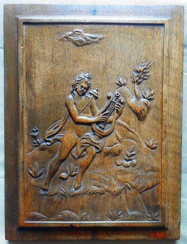 Bas relief gravure sur bois - relief,