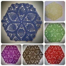 napperon au crochet différentes couleurs 18 cm (modèle n° 11)