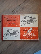 PEUGEOT CT VCT CYCLOMOTEUR CATALOGUE PIÈCES DÉTACHÉES 1971 VÉLOMOTEUR