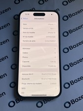 SMARTPHONE APPLE IPHONE 15 MTP03ZD/A 128 Go OCCASION
