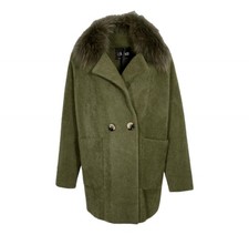 VLAB Manteau Femme Avec Col En