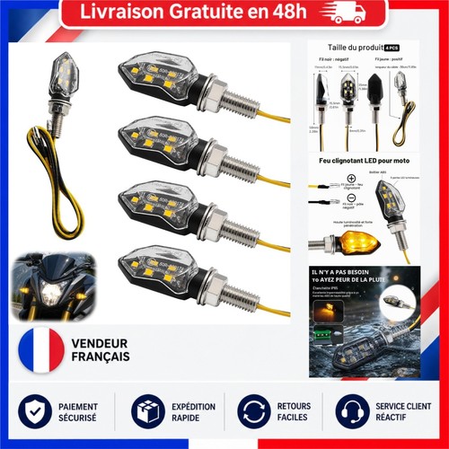Clignotant moto led - clignotant, homologué