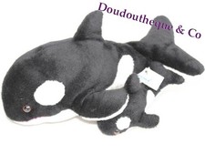 Peluche orque et son bébé