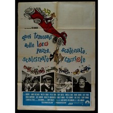 Affiche QUEI TEMERARI SUR LEUR CARRIOLE Bourvil Buzzanca Curtis M324