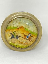 Boite Pilulier Nacre Peinte