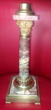 PIED MARBRE ET BRONZE POUR