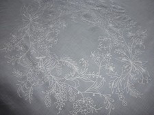 Nappe ronde ancienne - ronde, voile