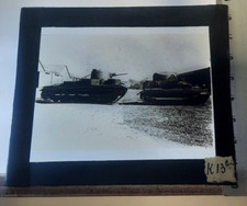 PLAQUE DIAPOSITIVE PHOTO CHARS DE COMBAT PANZER TANK WW2 A IDENTIFIER