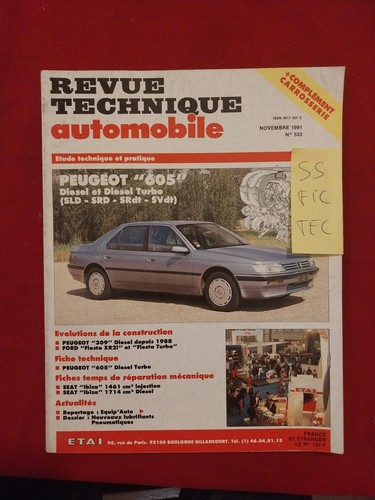 Revue technique peugeot - revue,