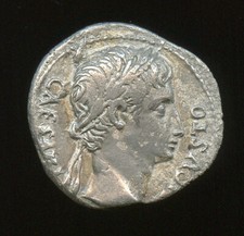 Auguste (-27/+14) Denier Rv/