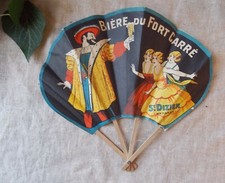  ANCIEN EVENTAIL PUBLICITAIRE