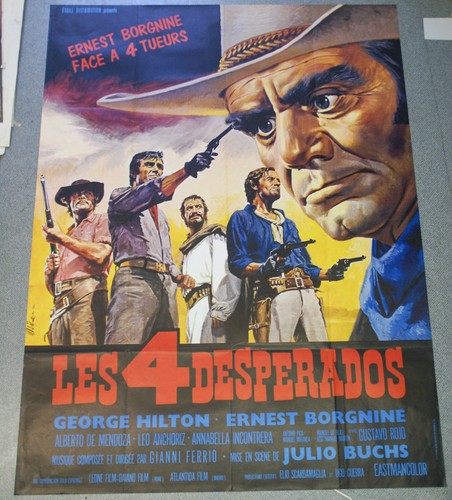 Affiche cinéma les 4 - les,