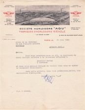 75 PARIS horloger KIENZLE 1935