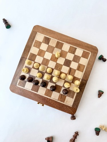 Jeu échecs poche - d'échecs, de