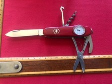 couteau VICTORINOX avec montre TIMEKEEPER ancien antique knife coltello messer @