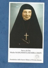 IMAGE PIEUSE RELIQUE SERVANTE DE DIEU MERE DIOMIRA CRISPI SOEUR  DIVIN AMOUR