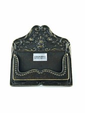 Porte-Cartes De Visite en Laiton Bruni De Placer Bureau Meublé