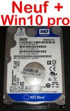 2.5" disque dur WD Western Digital Neuf + Windows 10 Pro 500Gb Blue WD5000LPCX