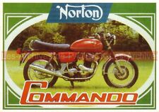 NORTON 850 Commando 1968 : Carte Postale Moto Postcard Motorcycle #0311