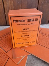 lot 5 boites carton ancien