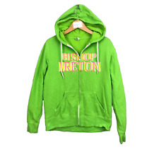 sweat shirt unisex taille tag M est XL 80% coton 20 poly verte capuche green