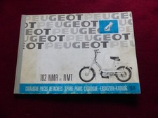 CATALOGUE PIECES DETACHEES PEUGEOT : 102 NMR & NMT de 1974