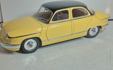 SOLIDO 1/18 PANHARD PL 17 JAUNE A TOIT NOIR BON ETAT SANS BOITE gé C6