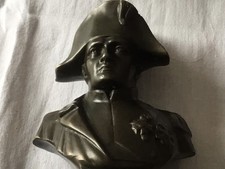 bronze napoléon 1er  Socle Marbre Empereur Signé Marque De Fondeur