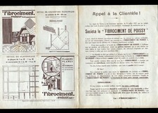 POISSY (78) ARDOISE & PLAFOND FIBROCIMENT / Tract en 1927