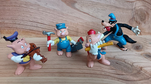 Figurines pvc loup et - pvc, les