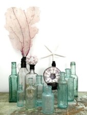 Vintage Antique blue / aqua /