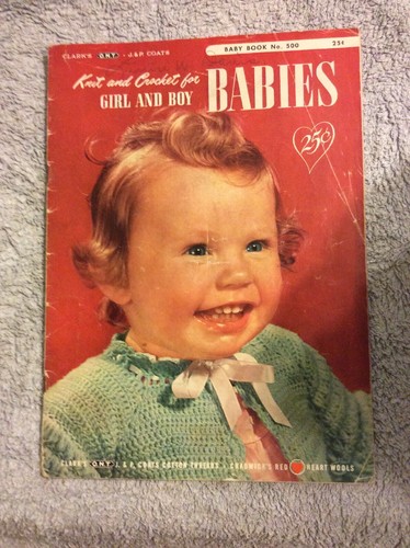 Vintage baby crochet and - baby,