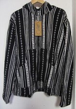 VESTE COTON doublée POLAIRE - Taille XL - NOIR / BLANC MIXTE - 2 Poches - NEUF