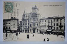 CPA BEZIERS(34)  Place de l'Hôtel de ville