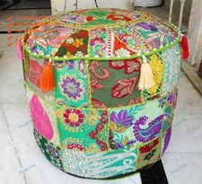 Indien Floral Pouf Ottomane
