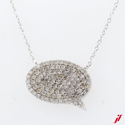 Collier avec pendentif - 9k, or