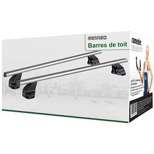 Barres de toit aluminium pour Fiat Punto hayon type 188 Menabo Omega Alu NEUF