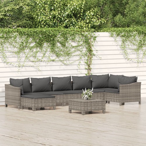 Salon jardin avec coussins - jardin,