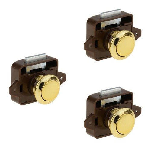 3pièces verrou bouton - À,