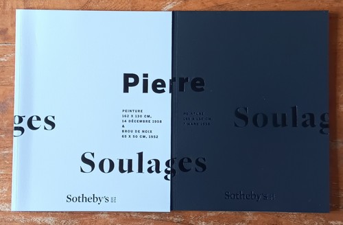 Pierre soulages sotheby s - pierre, sotheby's