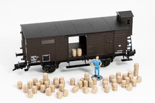50 tonneaux 37L H0 1:87 HO Diorama Train Marchandise LVM